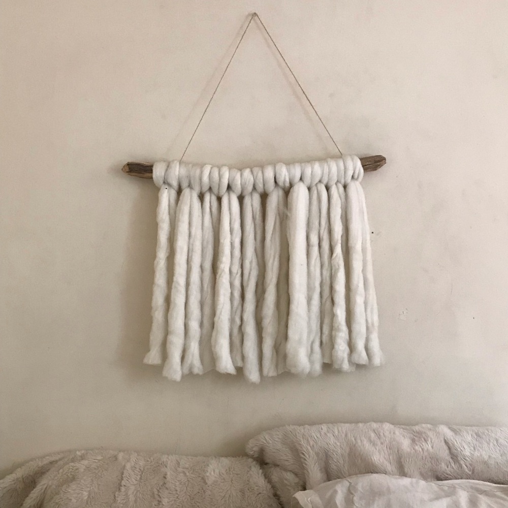 Hand made, sustainable wall hanging